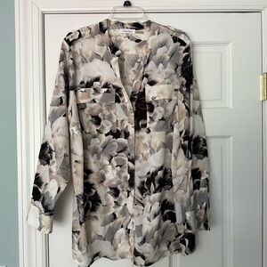 Calvin Klein Abstract Print Blouse